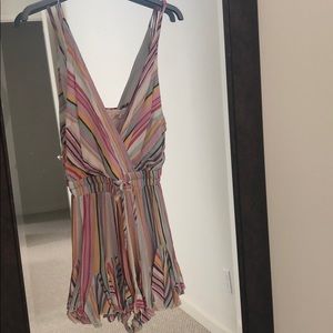 Pastel stripped romper